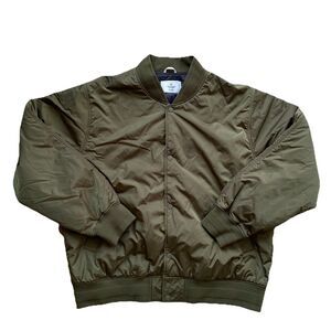 Reigning Champ Econyl Satin Nylon Stadium Jacket XXL Green